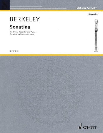 Berkeley L. Sonatina For Flute (Schott) Fl/Pno