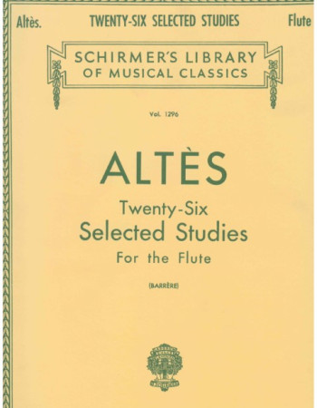 Altes Twenty-Six Selected Studies for Flute