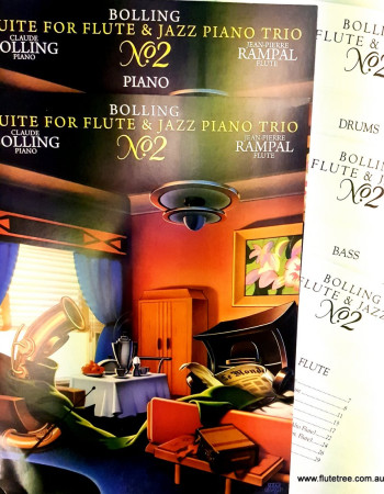 Bolling C. Suite No. 2 for Flute & Jazz Piano Trio SC/PTS