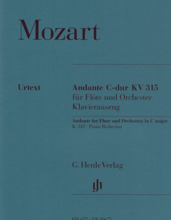 Mozart Andante In C K315 Urtext (Henle)