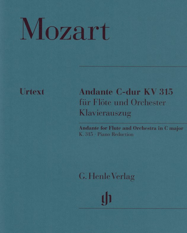 Mozart Andante In C K315 Urtext (Henle)