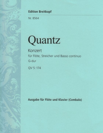 Quantz J Concerto In in G Major for Flute and Piano (Breitkopf & Hartel)