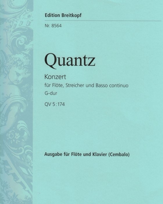 Quantz J Concerto In in G Major for Flute and Piano (Breitkopf & Hartel)