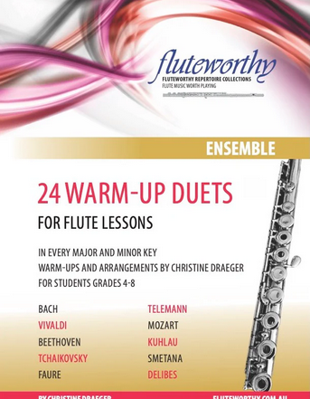 24 Warm-Up Duets for Flute Lessons (Fluteworthy)