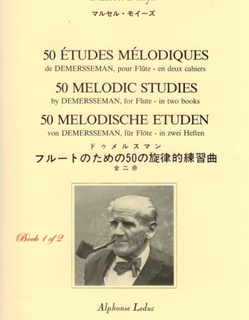 Moyse 50 Melodic Studies By Demersseman Bk 1 of 2 (Leduc)