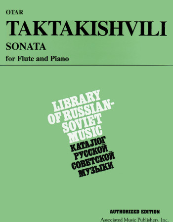 Taktakishvili Otar Sonata Flute/Pno