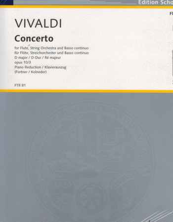 Vivaldi A. Concerto In D Maj Op10 No 3 (Il Cardellino) (Schott)