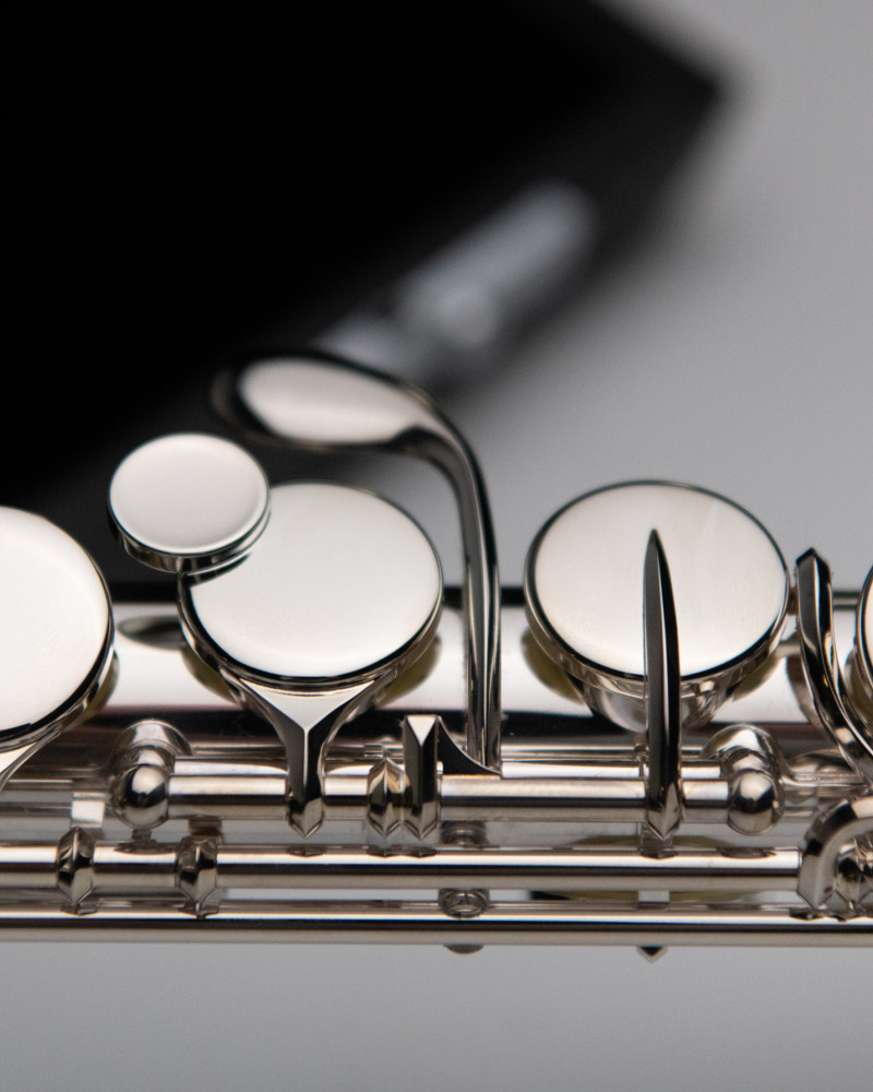 Sankyo AF-201 C Alto Flute with Sterling silver curved Headjoint