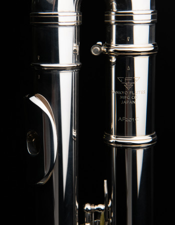 Sankyo AF-201 C Alto Flute with Sterling silver curved Headjoint