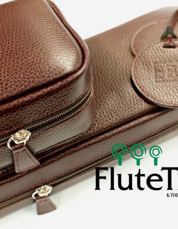 EBO Italian Leather Flute & Piccolo Case cover