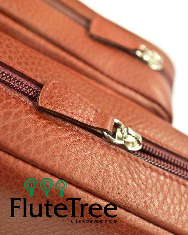 EBO Italian Leather Flute & Piccolo Case cover