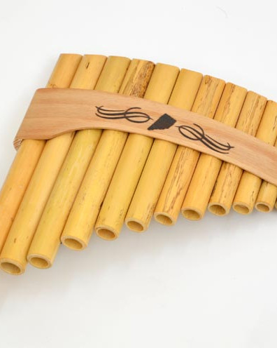 Roumaines Curved 12 Note Panpipes 