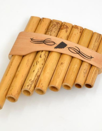 Roumaines Curved 8 Note Panpipes 