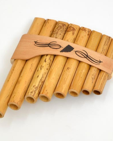 Roumaines Curved 8 Note Panpipes 