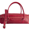 FluterScooter - Red Patent leather flute bag