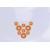 Modern small pattern - orange 