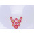 Modern small pattern - red 