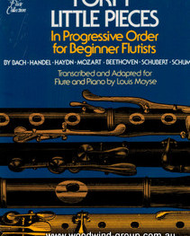 40 Little Pieces For Beginner Flutists. Arr Moyse. (Schirmer)