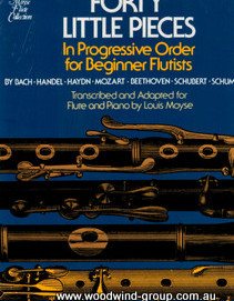 40 Little Pieces For Beginner Flutists. Arr Moyse. (Schirmer)