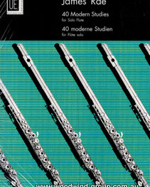 40 Modern Studies For Solo Flute -James Rae (Universal)