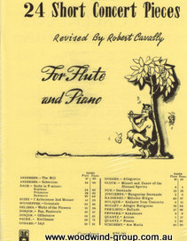 24 Short Concert Pieces. Ed Cavally (Southern) Fl/Pno.