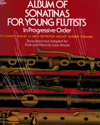 Album Of Sonatinas For Young Flautists L Moyse (Schirmer) Fl/Pno