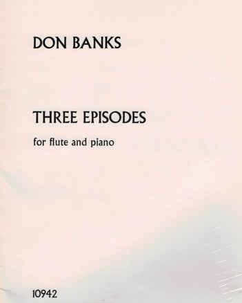 Banks, D - Three Episodes (Schott) Fl/Pno