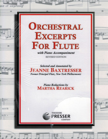 Baxtresser J. Orchestral Excerpts For Flute  Pno Acc. (Presser)
