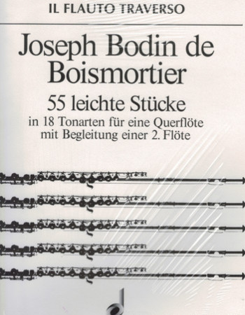 Boismortier 55 Easy Pieces Op 22 Solo Flute (Schott)