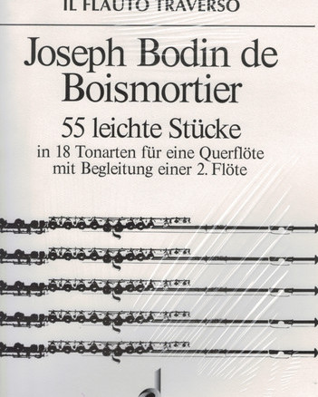 Boismortier 55 Easy Pieces Op 22 Solo Flute (Schott)