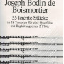 Boismortier 55 Easy Pieces Op 22 Solo Flute (Schott)