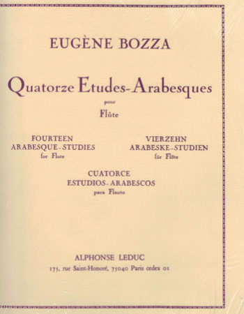 Bozza E.  Fourteen Arabesque-Studies For Flute (Leduc)