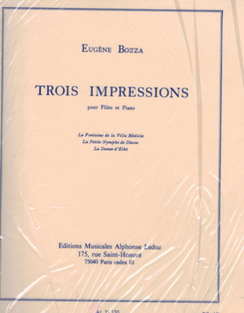 Bozza E. Three Impressions (Leduc)