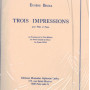 Bozza E. Three Impressions (Leduc)