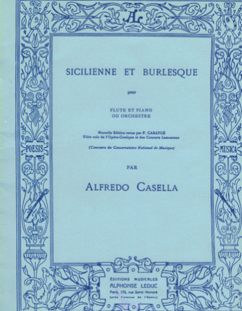 Casella Sicilienne & Burlesque Fl/Pno Leduc