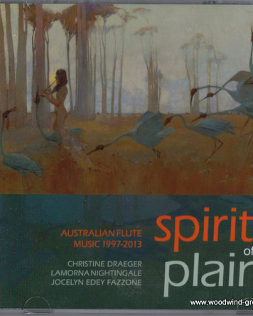 Cd - Spirit Of The Plains (Fluteworthy)