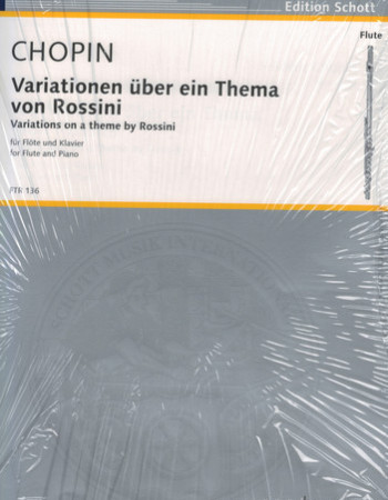 Chopin, F. Variations On A Theme By Rossini (Schott)