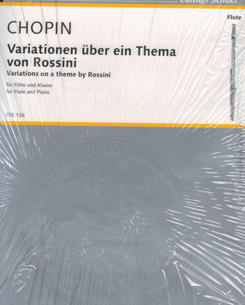 Chopin, F. Variations On A Theme By Rossini (Schott)