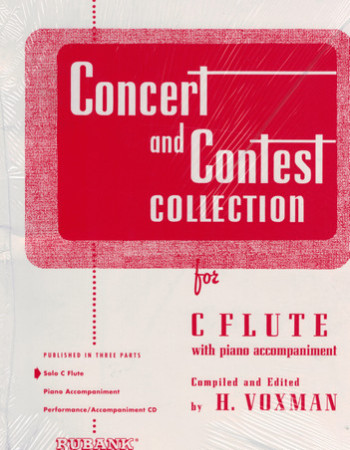 Concert & Contest Collection. Arr Voxman (Rubank) Flute Part Only