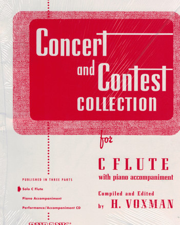 Concert & Contest Collection. Arr Voxman (Rubank) Flute Part Only