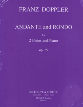Doppler F. Andante & Rondo Op 25 For 2 Flutes (Breitkopf & Hartel) 