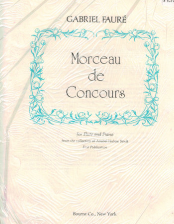 Faure, G. Morceau De Concours