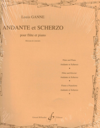 Ganne L. Andante & Scherzo For Flute/Pno (Billaudot)
