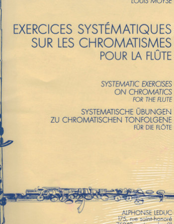 Moyse Systematic Exercises On Chromatics For Flute (Leduc)