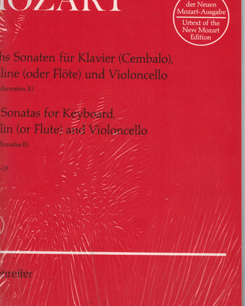 Mozart W.A. 6 Sonatas K10 To 15 (Barenreiter)