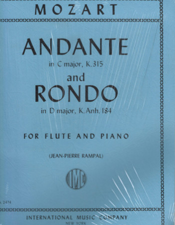 Mozart Andante In C  K315 & Rondo In D  K.Anh 184 (IMC)