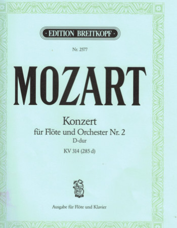 Mozart W.A. Concerto No 2 In D major K314 (Breitkopf)