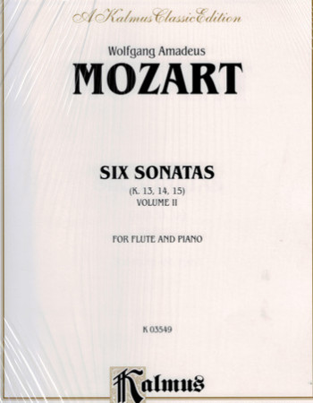 Mozart W.A. 6 Sonatas Vol 2 (Kalmus)