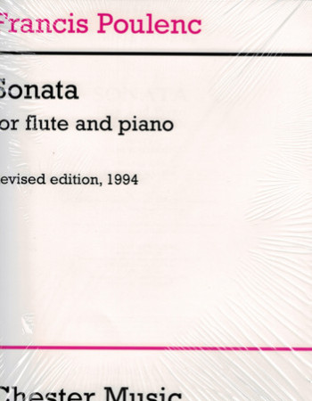 Poulenc F. Sonata for Flute and Piano (Chester)