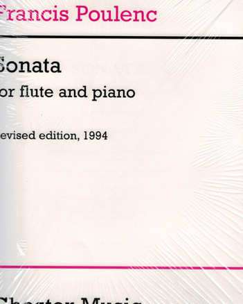Poulenc F. Sonata for Flute and Piano (Chester)